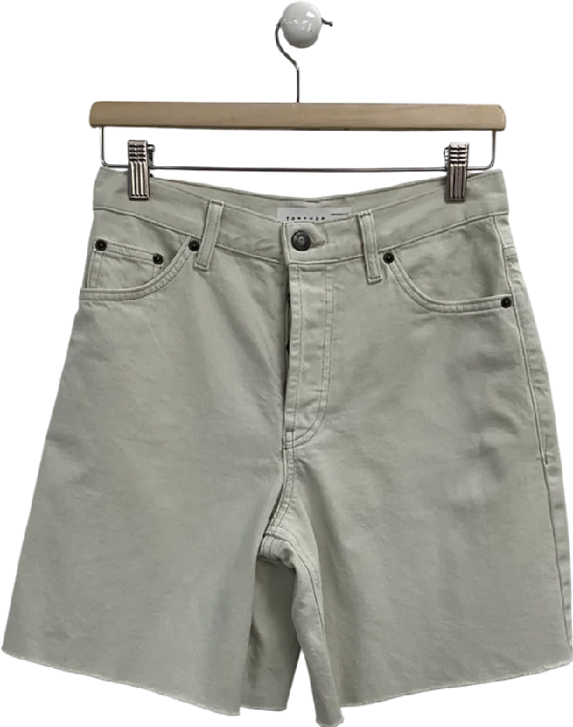 Best Offers of the Month!Topshop White A-line Mom Shorts UK 6