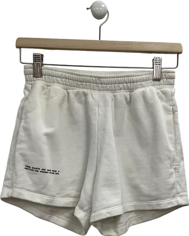 Get More for Less!PANGAIA White Midweight Shorts UK XS