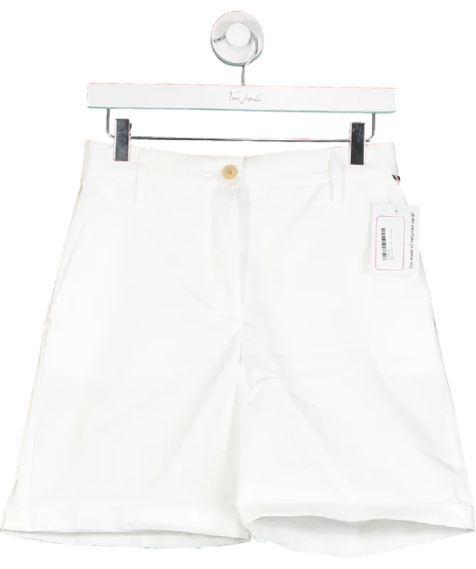 Get the Best for Less!Tommy Hilfiger White Mom Fit Chino Shorts UK 6