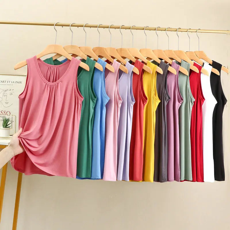 Snag the Best Prices Now!Women's Tops Fashion Designer 6XL High Modal Singlets (Plus Size)