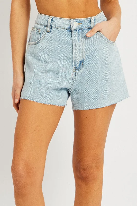 The Best Sale of the Year!Denim Relaxed Short High Rise