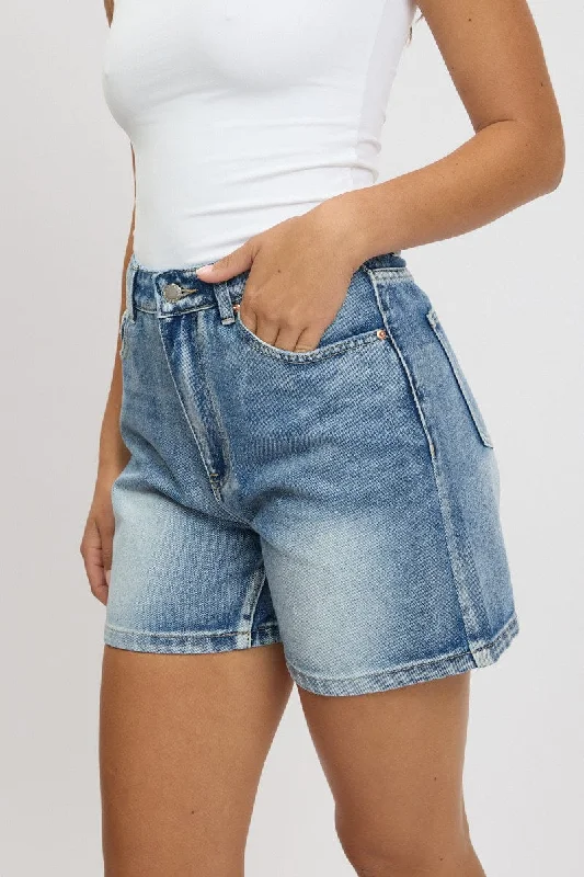 Bigger Savings, Better Shopping!Denim Relaxed Shorts High Rise