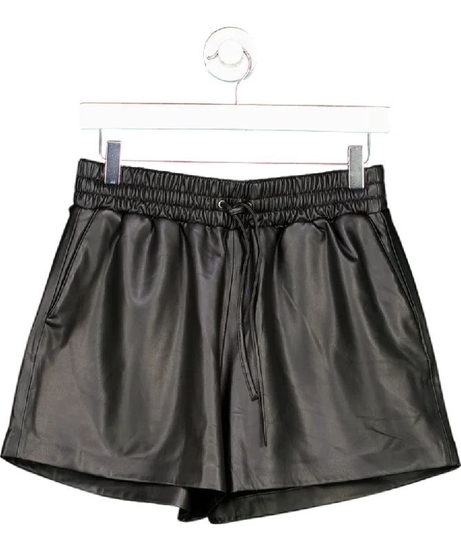 Get It Before It’s Gone!WAT. THE BRAND Black Vegan Leather Shorts UK 6