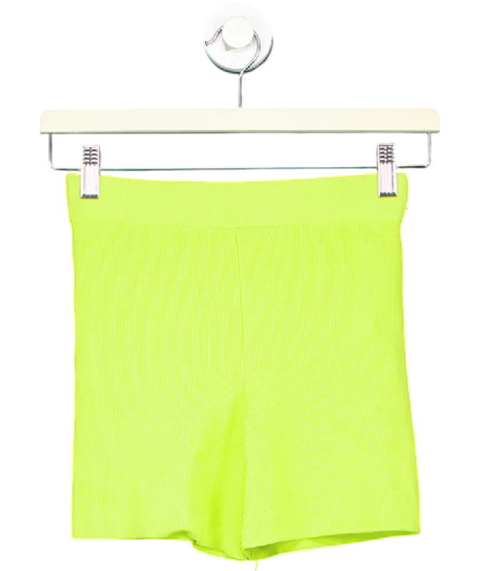 Find Your Perfect Deal Today!Oh Polly Green Hot In Here Ribbed Knit Mini Shorts UK M