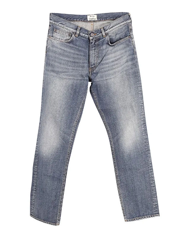 Your Best Deals Are Here!Acne Studios Boy Dark Vintage Jeans in Blue Cotton