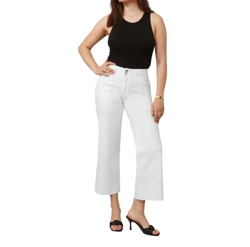 Biggest Sale of the Season!Colette Wide Leg Jeans In White