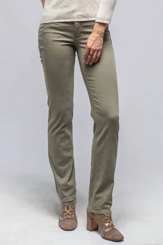 Only a Few Left – Order Now!Dream Straight Cotton Stretch Jeans In Sage