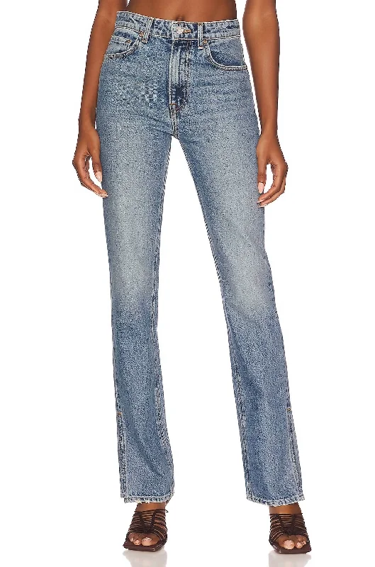 Special Discounts Inside!Harlow High Rise Slim Boot Jean With Slit In Divisadero