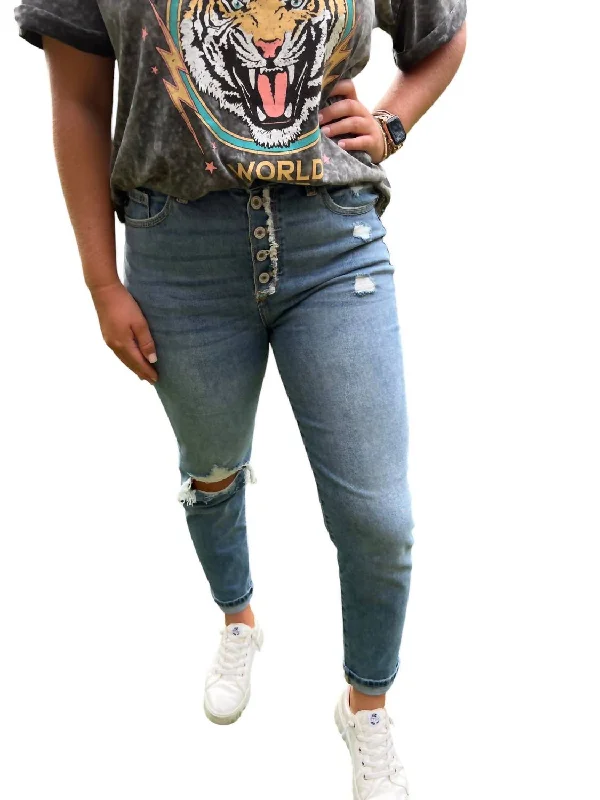 Exclusive Deals Just for You!High Rise Mom Jeans In Medium Wash