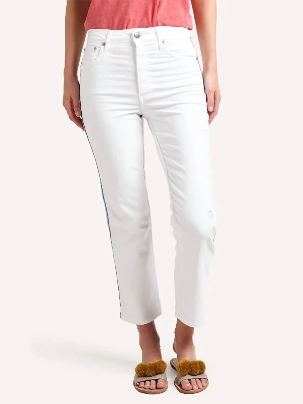 Hurry, Sale Ends Soon!High Rise Relaxed Straight Leg Jean In White