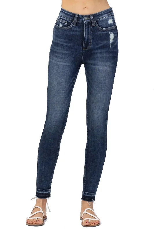 Shop Today, Save Tomorrow!High Waist Tummy Control Skinny Jean In Blue