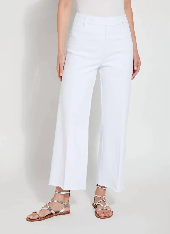 Everything Must Go!High Waist Wide Leg Jeans In White