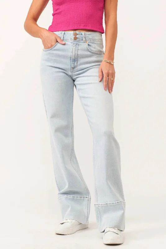 Your Dream Deal is Here!Holly Seaside Straight High Rise Jeans In Light Wash