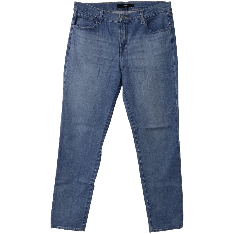 Stock Up and Save!J Brand Cropped Jeans in Blue Cotton Denim