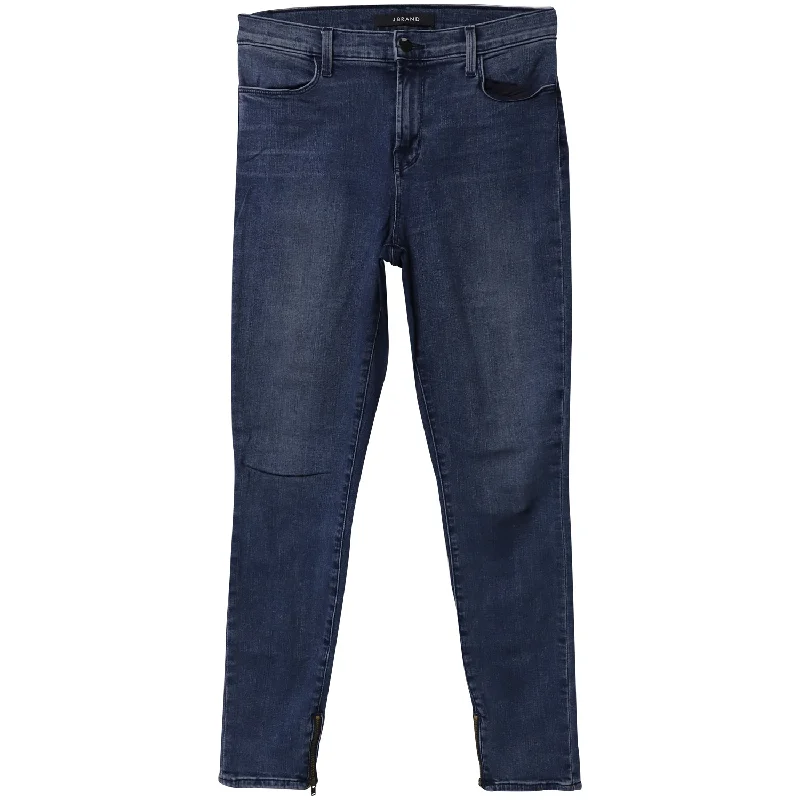 Get It Before It’s Gone!J Brand Cropped Leg Jeans in Blue Cotton Denim