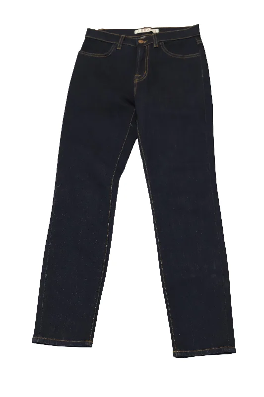 Today’s Deals, Tomorrow’s Regrets!J Brand Cropped Skinny Jeans in Dark Blue Cotton