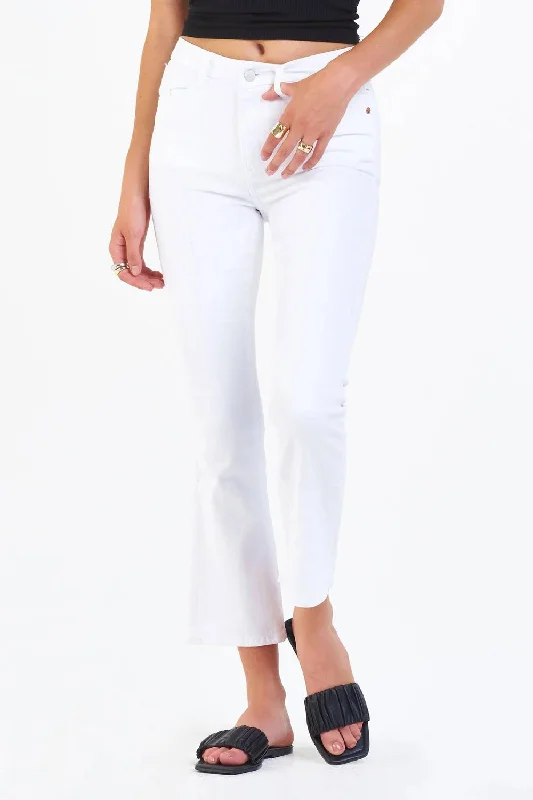 The Sale You’ve Been Waiting For!Jeanne Jeans In Optic White