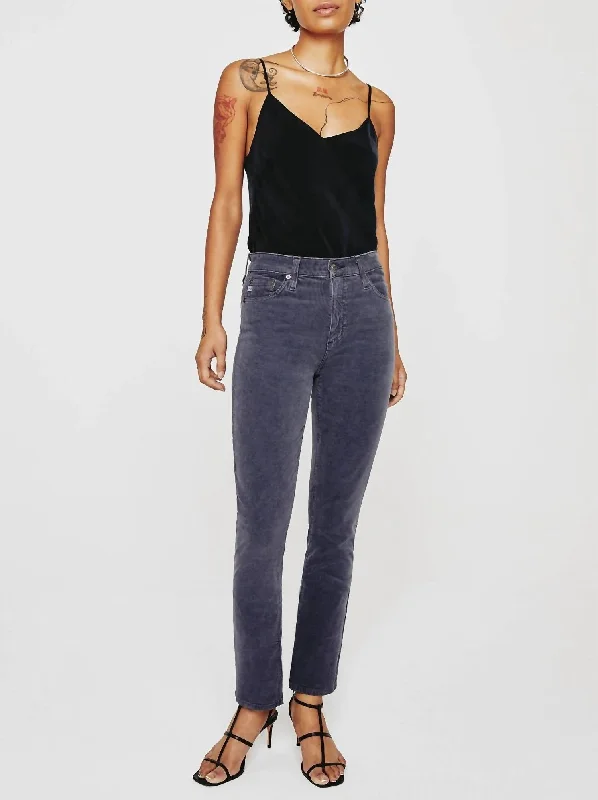 Everything Must Go!Mari High Rise Straight Jeans In Corduroy