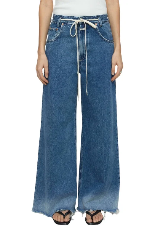 Stock Up and Save!Morus Wide Jean In Dark Blue
