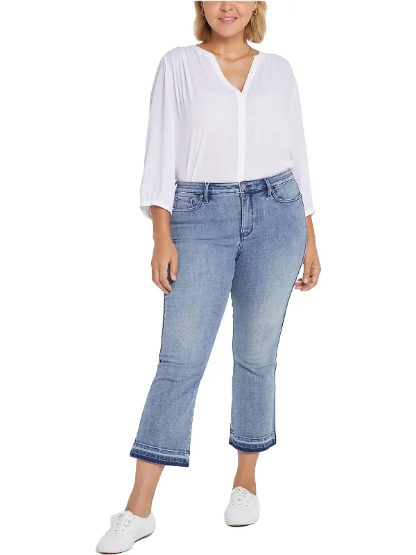 Seasonal Sale – Shop Now!Plus Fiona Womens High Rise Medium Wash Flared Jeans
