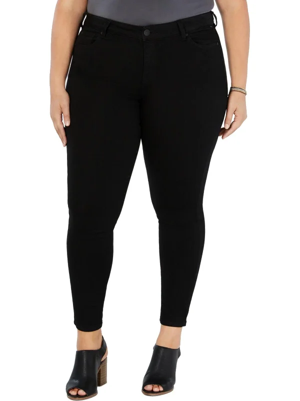 Steals and Deals Await!Plus Womens Denim Casual Colored Skinny Jeans