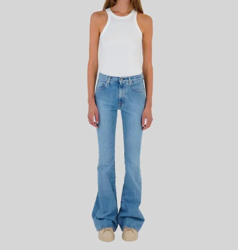 Must-Have Deals Inside!Ursula Flared Denim Jeans In Blue Comfort