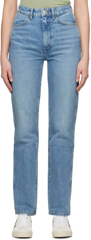Save More Than Ever!Women's 70S Cigarette Jean In Blue Sea