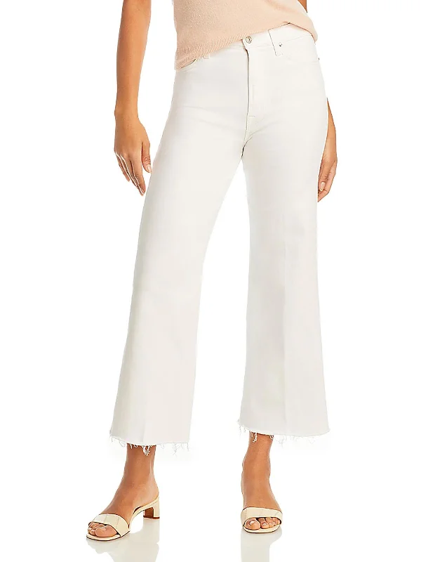 Best Deals Just for You!Womens Ultra High Rise Frayed Hem Wide Leg Jeans