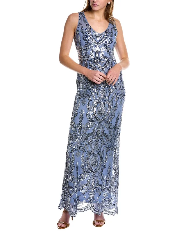 Every Deal is a Steal!Adrianna Papell Sequin Gown