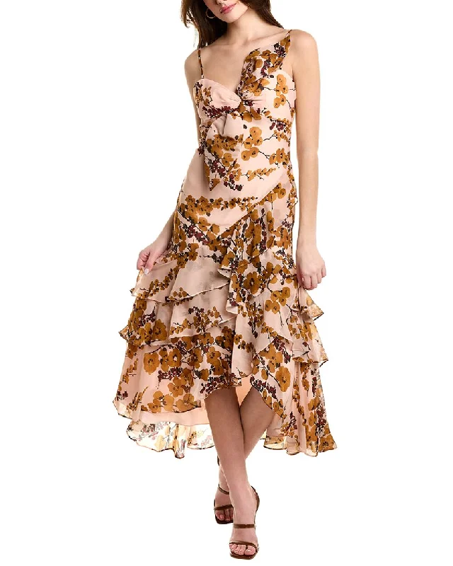 Limited Deals, Unlimited Savings!Badgley Mischka Tiered Cocktail Dress