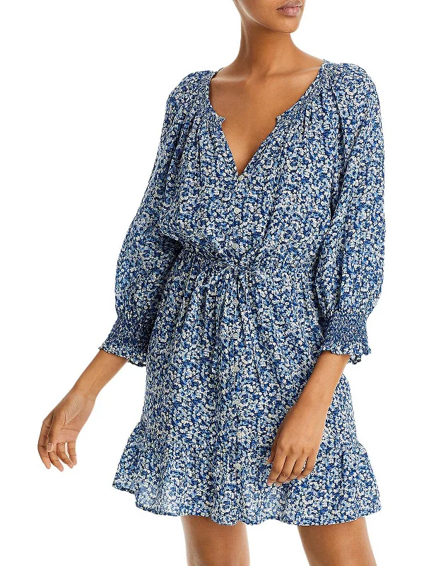 Your Chance to Save is Now!Eliza Womens Floral Mini Fit & Flare Dress