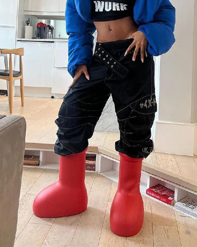 Unlock Huge Savings Now!Solid Color Hyperbolic Boots