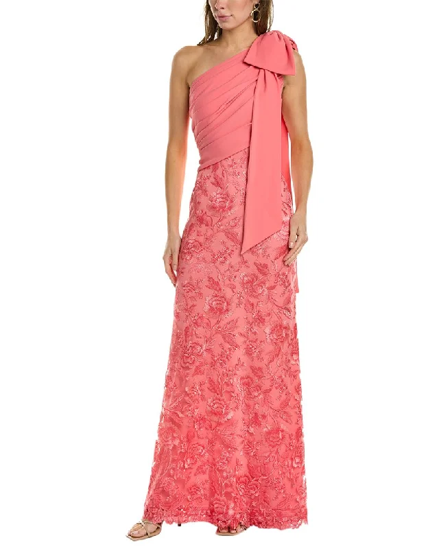The Best Deals Won’t Wait!Tadashi Shoji One-Shoulder Bow Gown