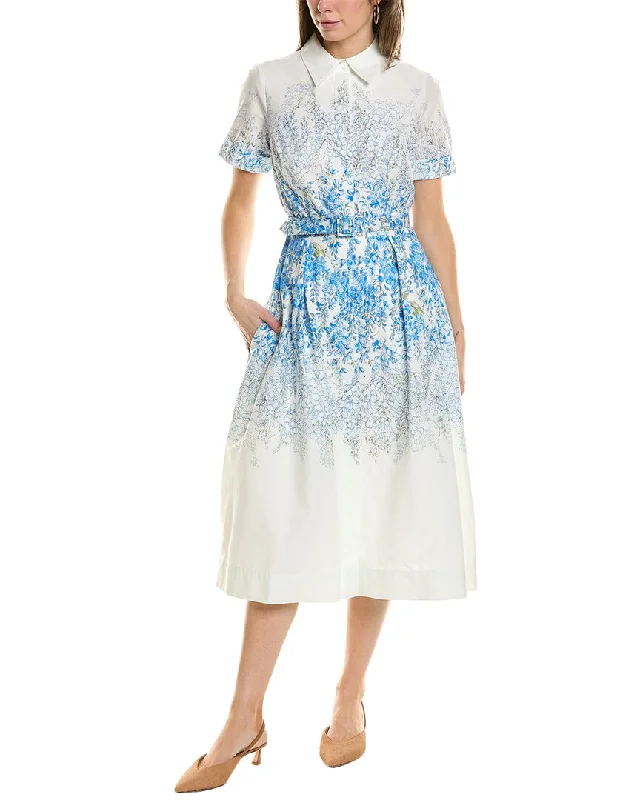 Huge Savings – Act Now!Teri Jon by Rickie Freeman Belted Shirtdress