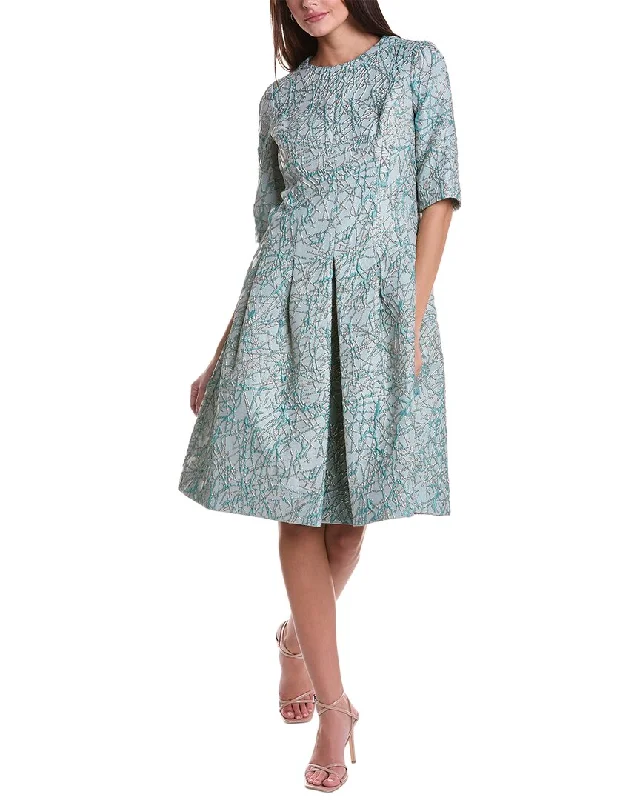 Shop Before It’s Gone!Teri Jon by Rickie Freeman Jacquard A-Line Dress