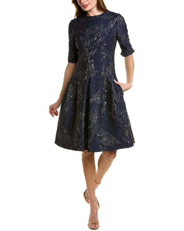 Shop the Hottest Deals!Teri Jon by Rickie Freeman Jacquard A-Line Dress