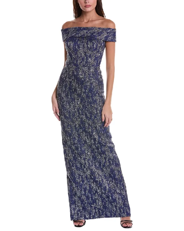 Hurry, Sale Ends Soon!Teri Jon by Rickie Freeman Jacquard Gown