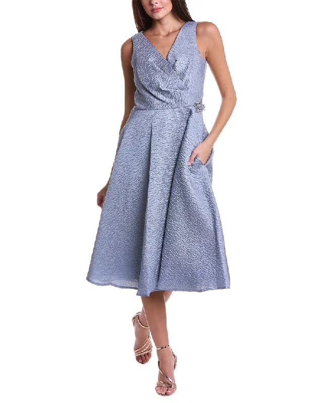 Buy More, Save More!Teri Jon by Rickie Freeman Textured A-Line Dress