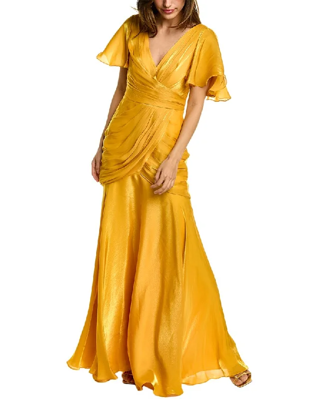 Don’t Wait – Deals Won’t Last!Theia Tamara Flutter Sleeve Gown