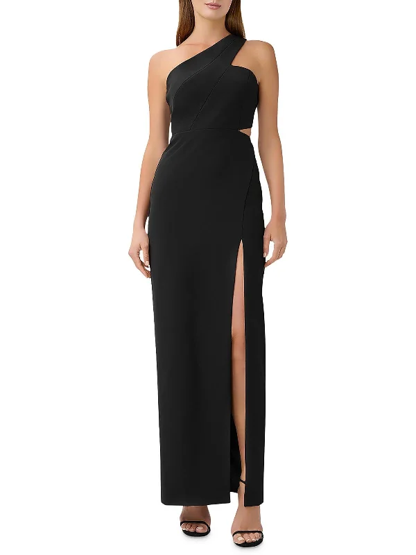 Exclusive Savings This Week!Womens Cut-Out One Shoulder Formal Dress