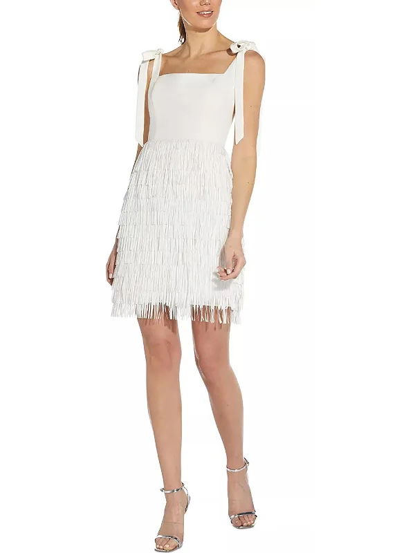 Must-Have Deals Inside!Womens Fringe Short Cocktail and Party Dress