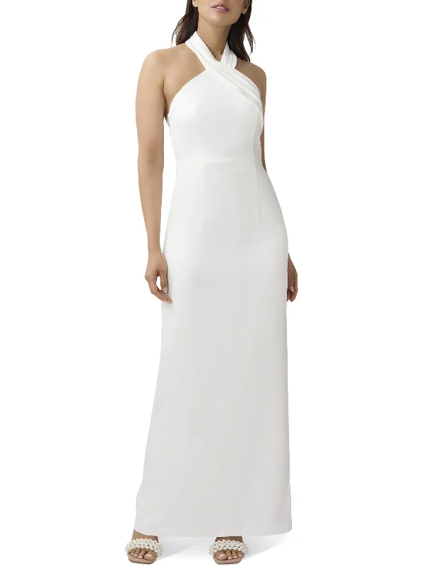 Steals and Deals Await!Womens Halter Open Back Evening Dress