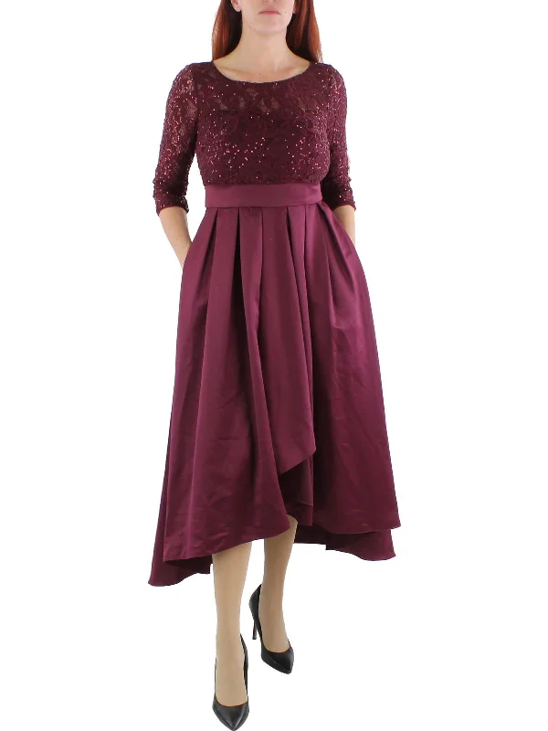 Flash Deals – Act Quickly!Womens Lace Sequined Evening Dress