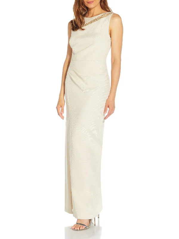 Price Drops You’ll Love!Womens Metallic Maxi Evening Dress