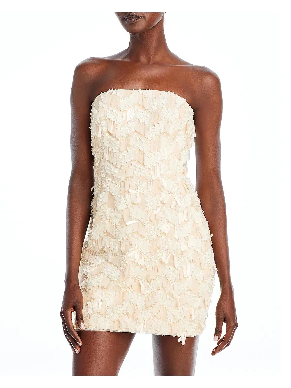 Shop Smart, Save Big!Womens Mini Strapless Cocktail And Party Dress