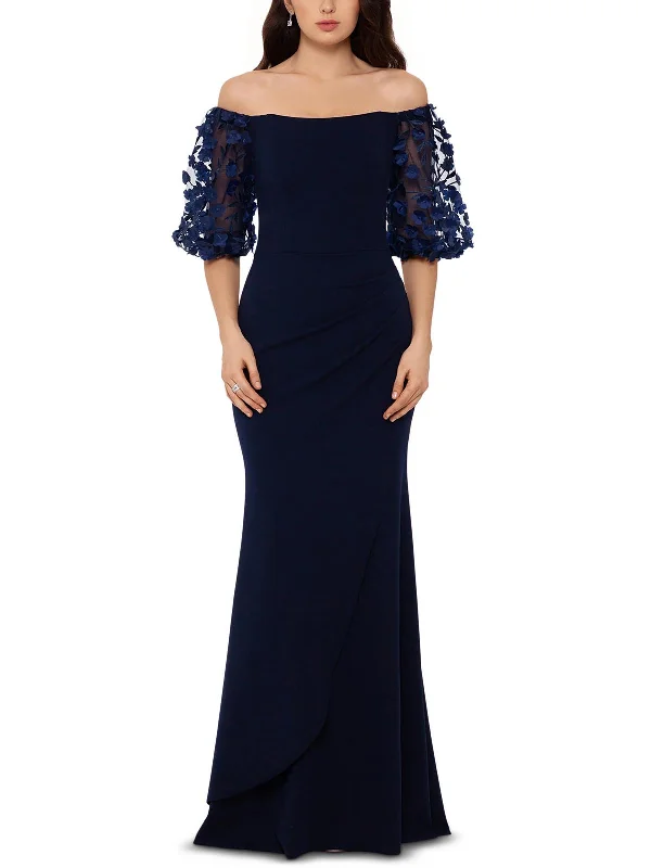 Limited-Time Price Drop!Womens Off-The-Shoulder Long Evening Dress