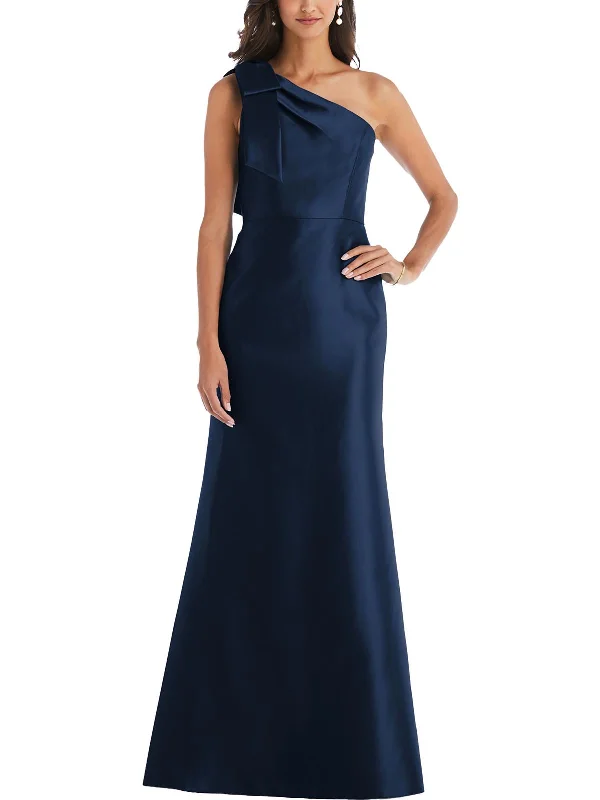 Time to Save Big!Womens Satin Maxi Evening Dress