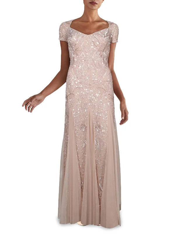 Price Drop Alert!Womens Sequined Long Evening Dress