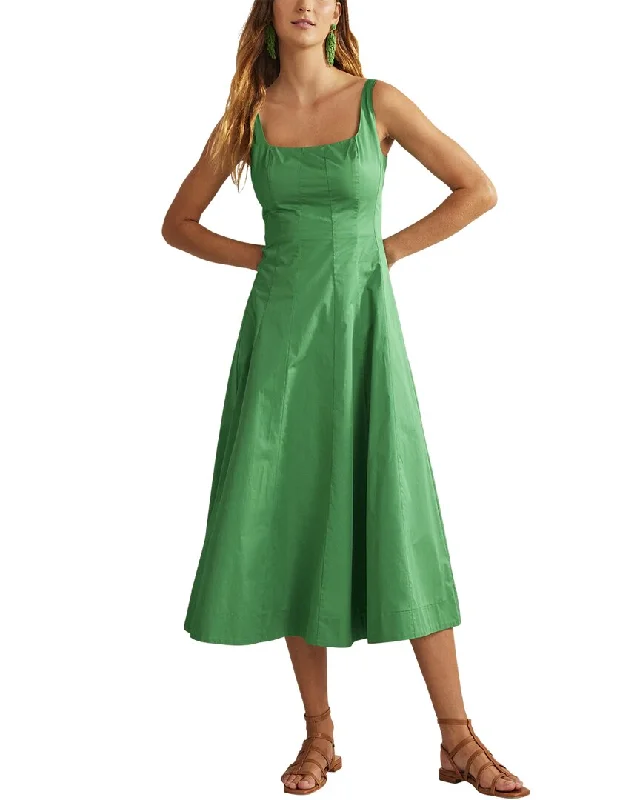 Your Shopping Wish, Our Discount Command!Boden Sleeveless Paneled Midi Dress