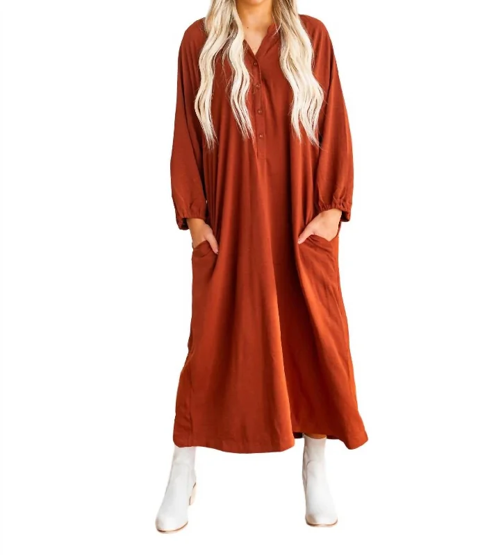 New Discounts Just Dropped!So Much To Say Midi Dress In Brown